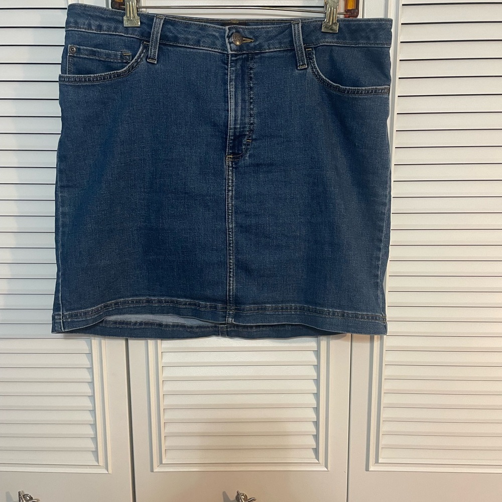 Women’s denim skort.
